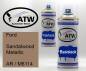 Preview: Ford, Sandalwood Metallic, AR / M6114: 400ml Sprühdose + 400ml Klarlack - Set, von ATW Autoteile West.